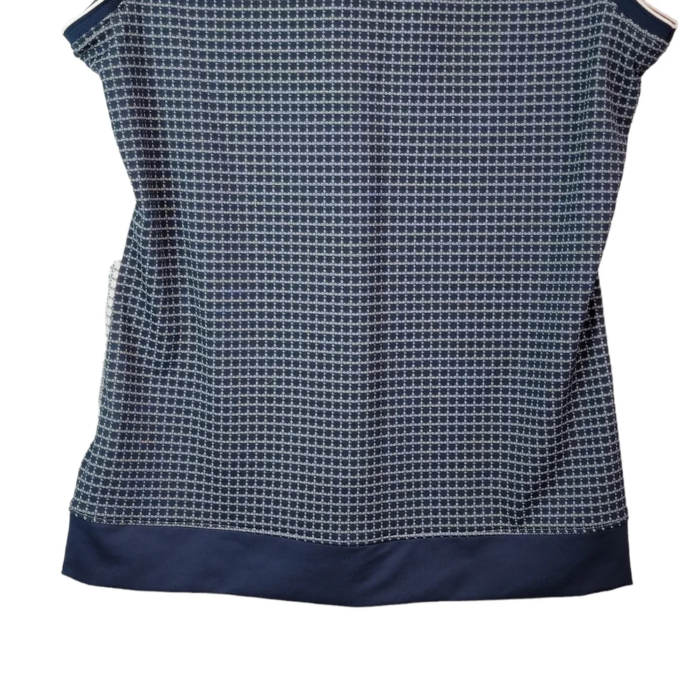 Lady Hagen Sleevless Blue White Summer Golf Activewear Shirt Women's Size M - Picture 7 of 10